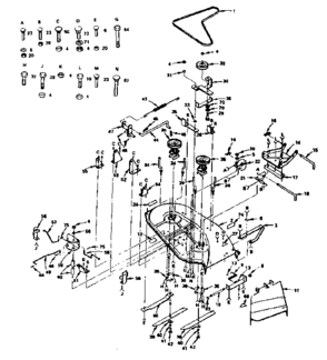 Part Location Diagram of 105851X Craftsman Bracket