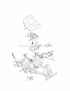 Page D Diagram and Parts List for 247290000  Craftsman Lawn Tractor