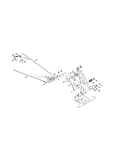 Page E Diagram and Parts List for 247290000  Craftsman Lawn Tractor