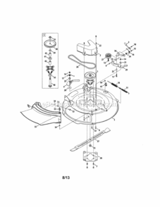 Page I Diagram and Parts List for 247290000  Craftsman Lawn Tractor