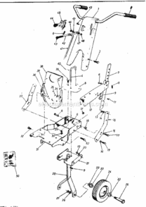 Page A Diagram and Parts List for 247296651  Craftsman Auger