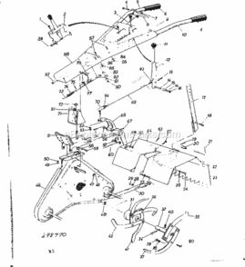 Part Location Diagram of 720-0183 MTD KNOB