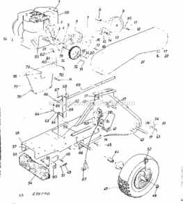 Part Location Diagram of 710-0121 Craftsman Screw