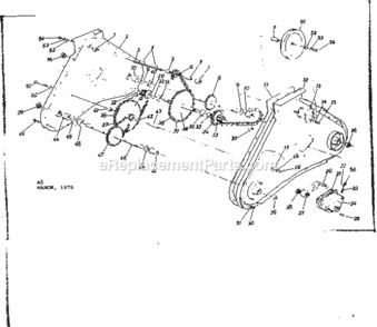 Page A Diagram and Parts List for 247298780  Craftsman Tiller