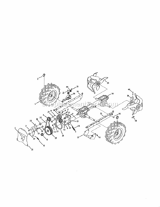 Page B Diagram and Parts List for 247299301  Craftsman Tiller
