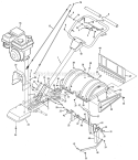 Part Location Diagram of 786-04363-4044 MTD Tail Bracket, Left Hand