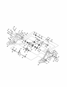 Page C Diagram and Parts List for 24729932  Craftsman Tiller
