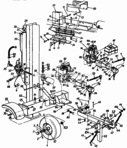 Part Location Diagram of 753-05195 MTD Pump (16 gmp)