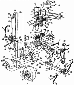 Part Location Diagram of 717-0443 MTD Universal Drive Shaft-Female Ass'y.