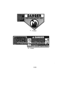 Page A Diagram and Parts List for 247370001  Craftsman Lawn Mower