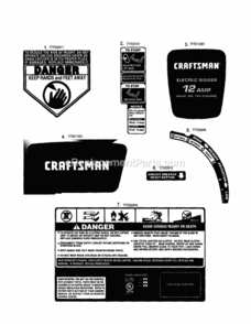 Part Location Diagram of 777I22946 MTD LABEL-MOWER HEIGHT ADJ