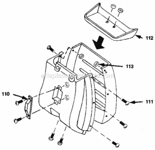 Page C Diagram and Parts List for 247370414  Craftsman Lawn Mower