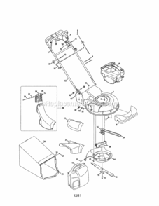 Part Location Diagram of 787-01948 MTD Deck-21