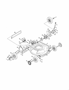 Page B Diagram and Parts List for 247371081  Craftsman Lawn Mower