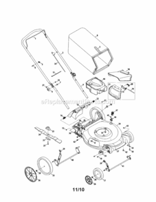 Page A Diagram and Parts List for 24737126  Craftsman Lawn Mower