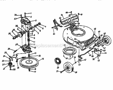 Page A Diagram and Parts List for 247372900  Craftsman Lawn Mower
