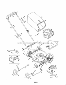 Page A Diagram and Parts List for 247374401  Craftsman Lawn Mower