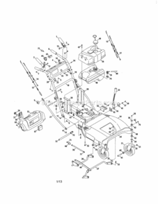 Part Location Diagram of 734-04243 MTD Wheels - Front