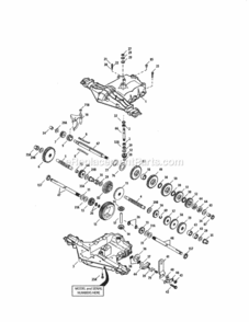 Page C Diagram and Parts List for 247374880  Craftsman Lawn Mower