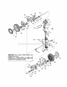 Part Location Diagram of 738-1002 MTD Shoulder Screw.375 x.25