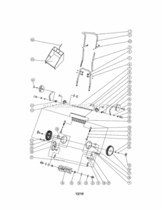 Page A Diagram and Parts List for 24737661  Craftsman Lawn Mower