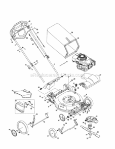 Part Location Diagram of 946-05209B MTD Speed Cable