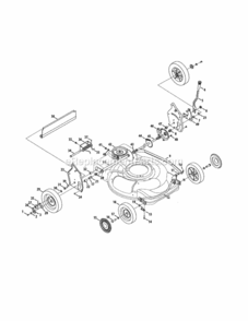 Page B Diagram and Parts List for 247381091  Craftsman Lawn Mower