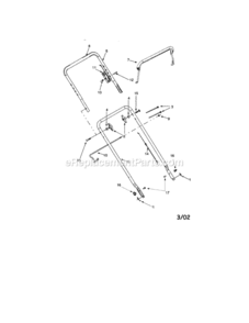 Part Location Diagram of 946-1131 MTD Control Cable, 46