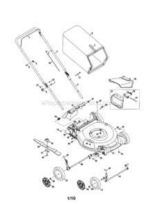 Part Location Diagram of 731-07518 MTD Hub Cap - Rear