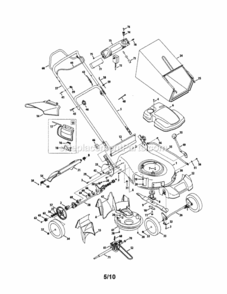 Part Location Diagram of 687-02322 MTD Support Bracket