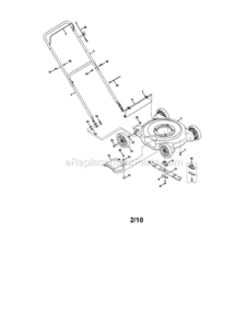 Page A Diagram and Parts List for 247393710  Craftsman Lawn Mower