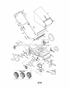Part Location Diagram of 946-04104 MTD CABLE-CONTROL