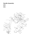 Part Location Diagram of 731-1391 MTD Handle Panel