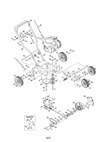 Part Location Diagram of 932-04169 MTD Compression Spring
