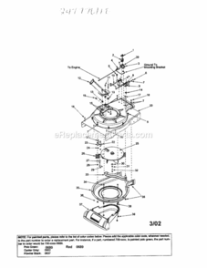 Page A Diagram and Parts List for 247770110  Craftsman Leaf Blower / Vacuum