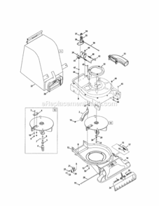Part Location Diagram of 664-04039A MTD Bag Asm-csv Craft