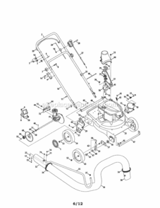 Part Location Diagram of 126M02-0434-F1 Craftsman Engine