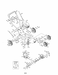 Page A Diagram and Parts List for 247772461  Craftsman Edger