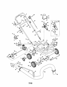 Page A Diagram and Parts List for 24777366  Craftsman Leaf Blower / Vacuum