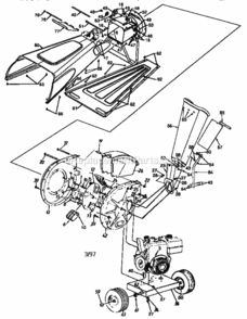 Page A Diagram and Parts List for 247775860  Craftsman Chipper Shredder