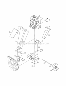 Part Location Diagram of 20T212-0835-F1 Craftsman Replacement Engine