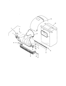 Part Location Diagram of 631-0086 MTD NOZZLE ASSEMBLY