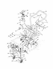 Part Location Diagram of 710-1331 MTD Screw, Phil Cntrsnk, #10-16 x 1.25