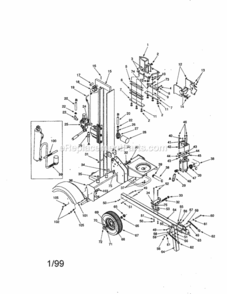Part Location Diagram of 681-0138-0689 Craftsman Fender