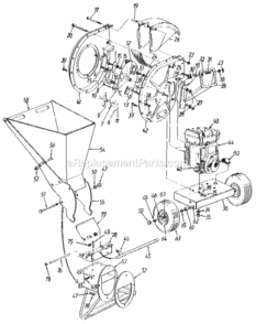 Page A Diagram and Parts List for 247795950  Craftsman Chipper Shredder