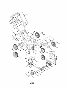 Page A Diagram and Parts List for 24779656  Craftsman Edger