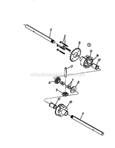 Page C Diagram and Parts List for 247799620  Craftsman Chipper Shredder