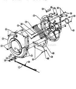 Part Location Diagram of 681-0060-0483 MTD Hsg-assy-outer