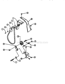 Part Location Diagram of 781-0667 MTD BRACKET-IDLER PIVOT