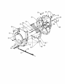 Part Location Diagram of 629-0241 MTD HARNESS-CHIPPER VAC